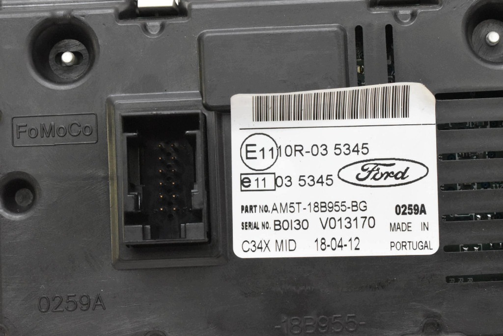 RADIO display player PANEL CD AUX AM51T-18C815-GJ FORD C-MAX MK2 10-15