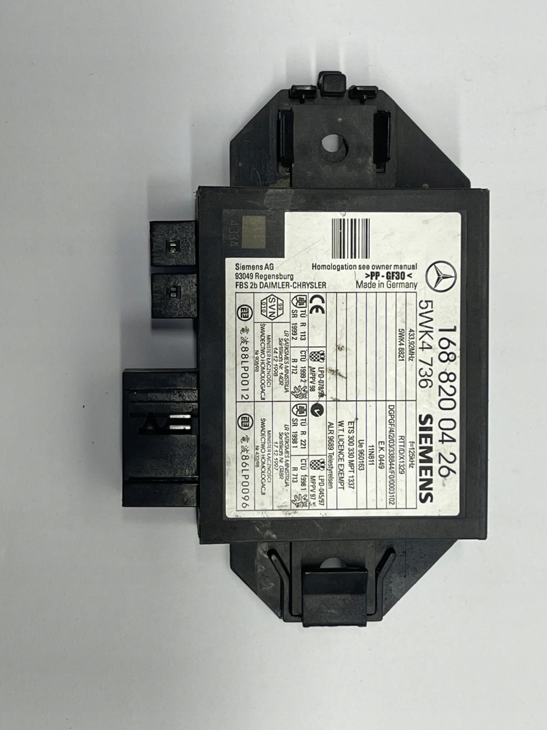 module immobilizera Mercedes-Benz OE 1688200426