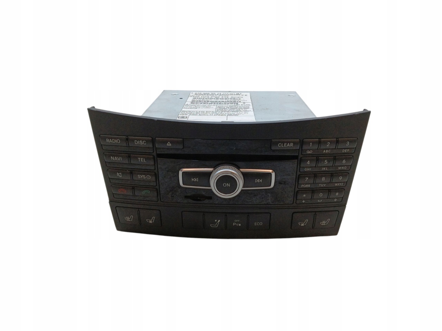 RADIO CD DVD Navigation GPS MERCEDES E W212 A2129005514