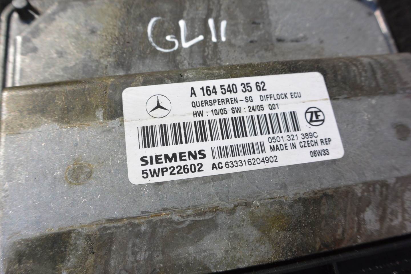 module control unit BLOKADY MERCEDES GL X164 ML W164