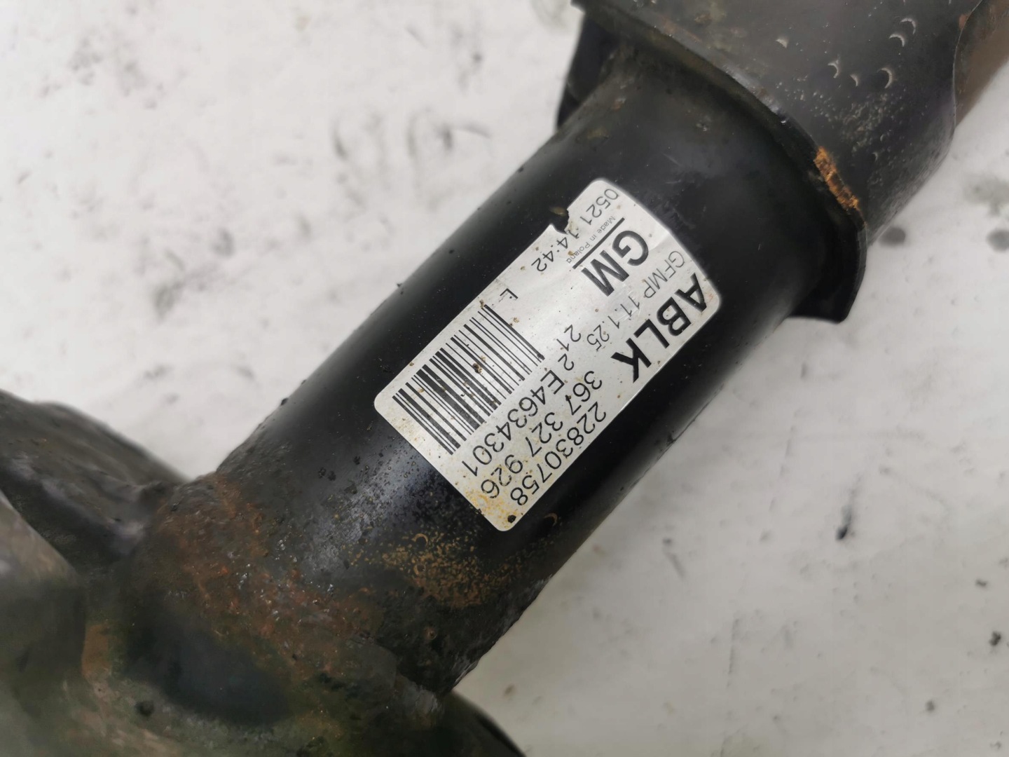 shock absorber left front OPEL INSIGNIA A 22830758