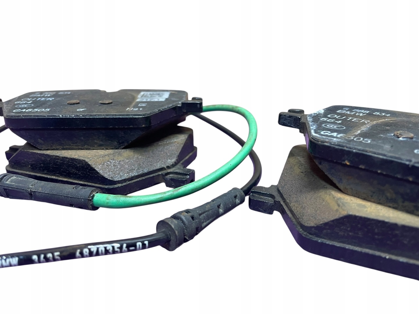 discs brake rear part 345x24 + plates + sensor m-packet KPL BMW 4 G26 26 KM