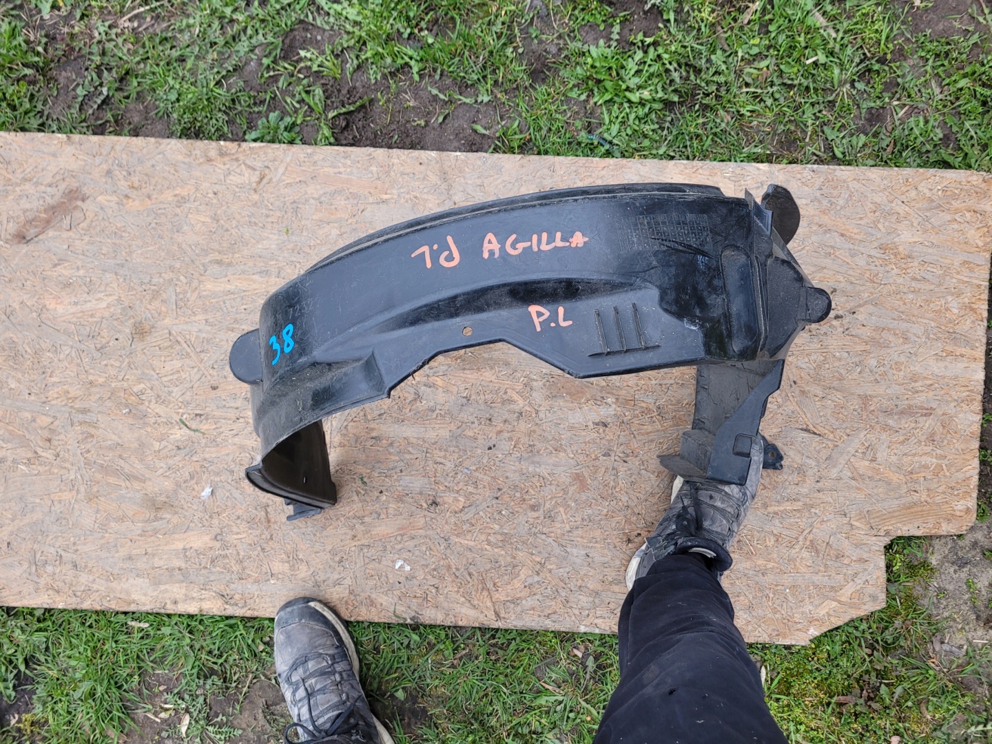 mudguard front front left OPEL AGILLA B
