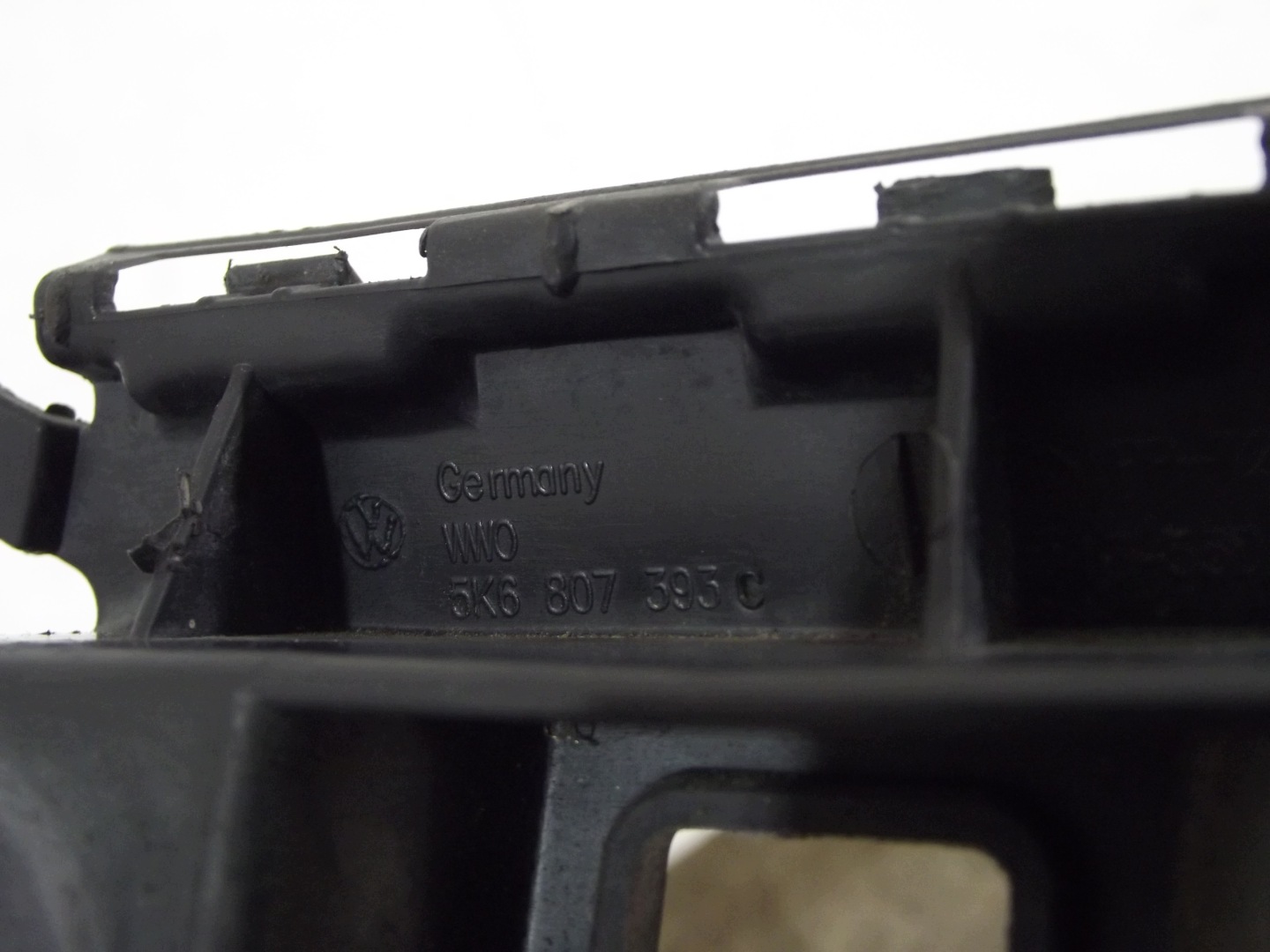 VW Golf VI HB bumper bracket left rear part 5K6807393C