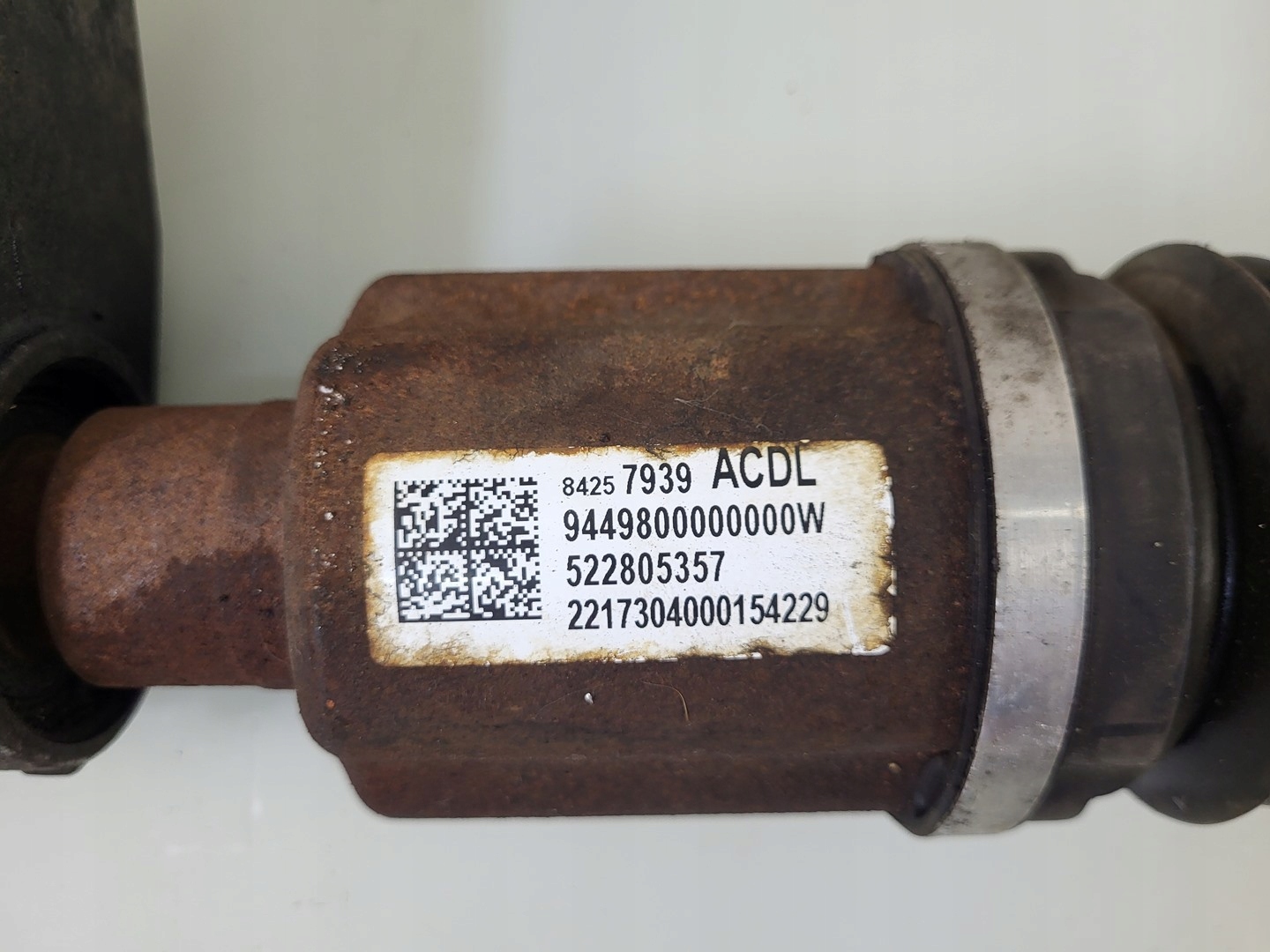 semi-axis right front right front 2.0 cdti manual OPEL INSIGNIA B 84257939
