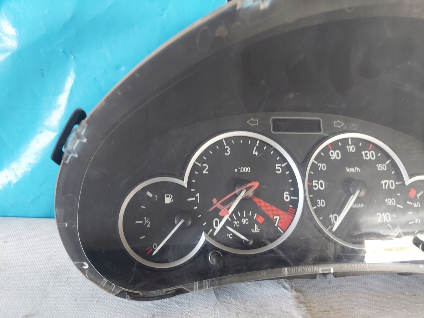 dials clock PEUGEOT 206 CC 1.6 B 9656696680
