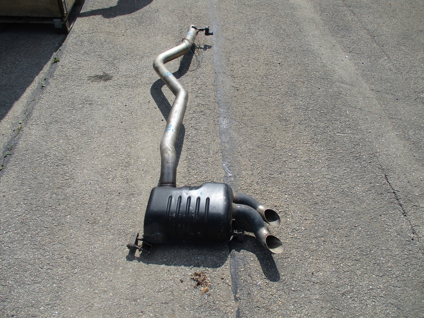 muffler, exhaust MERCEDES ML166 A1664901015
