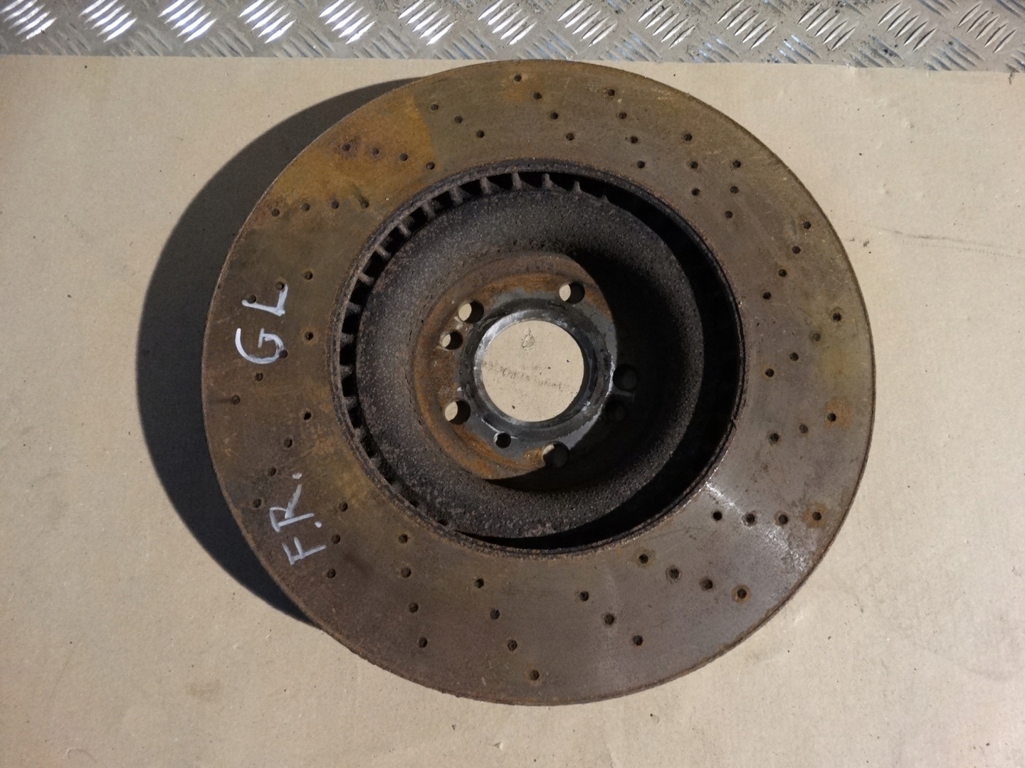 IDEALNA disc front right MERCEDES W166 1