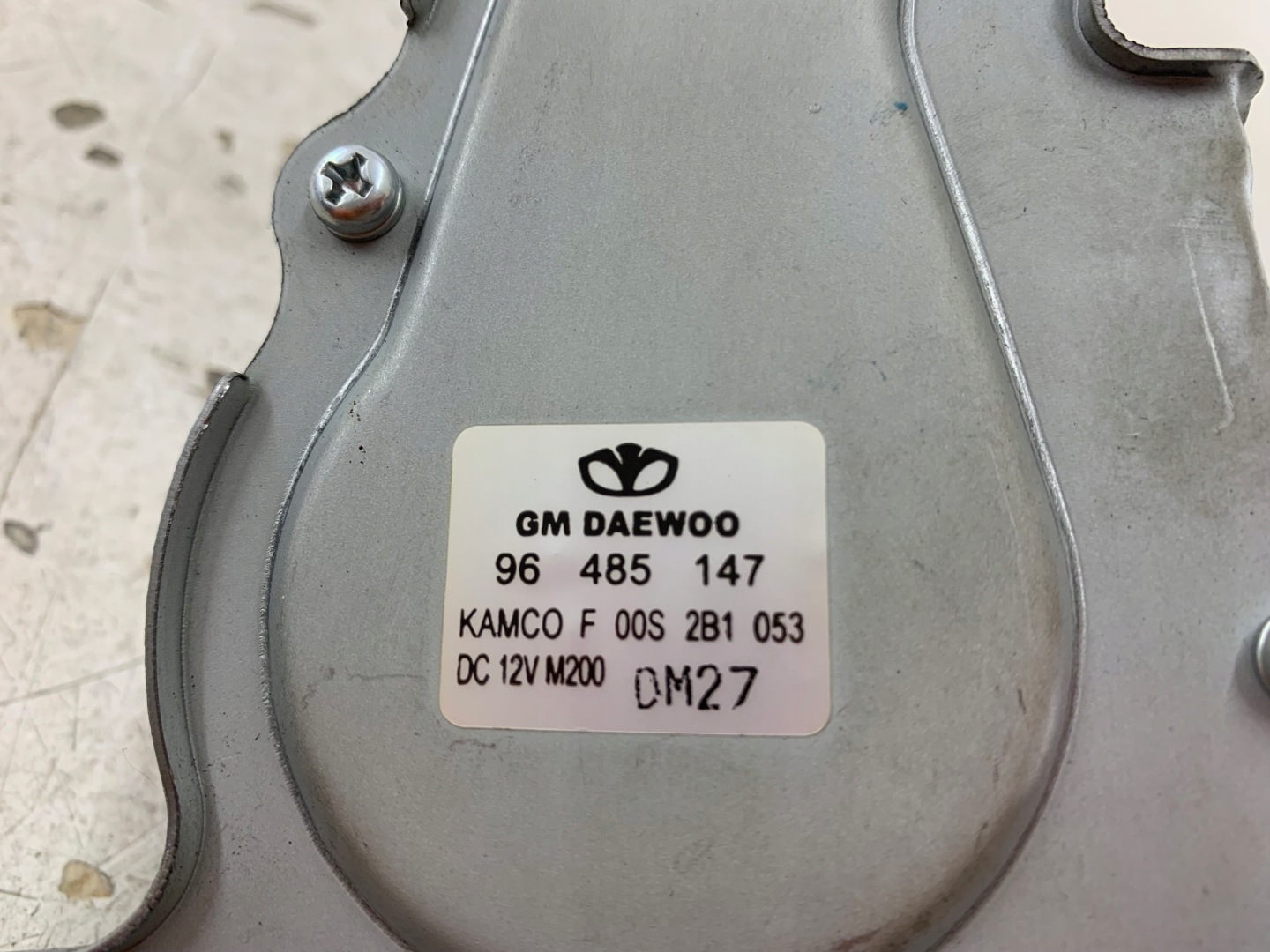 CHEVROLET MATIZ SPARK II Wischergestänge heck 96485147