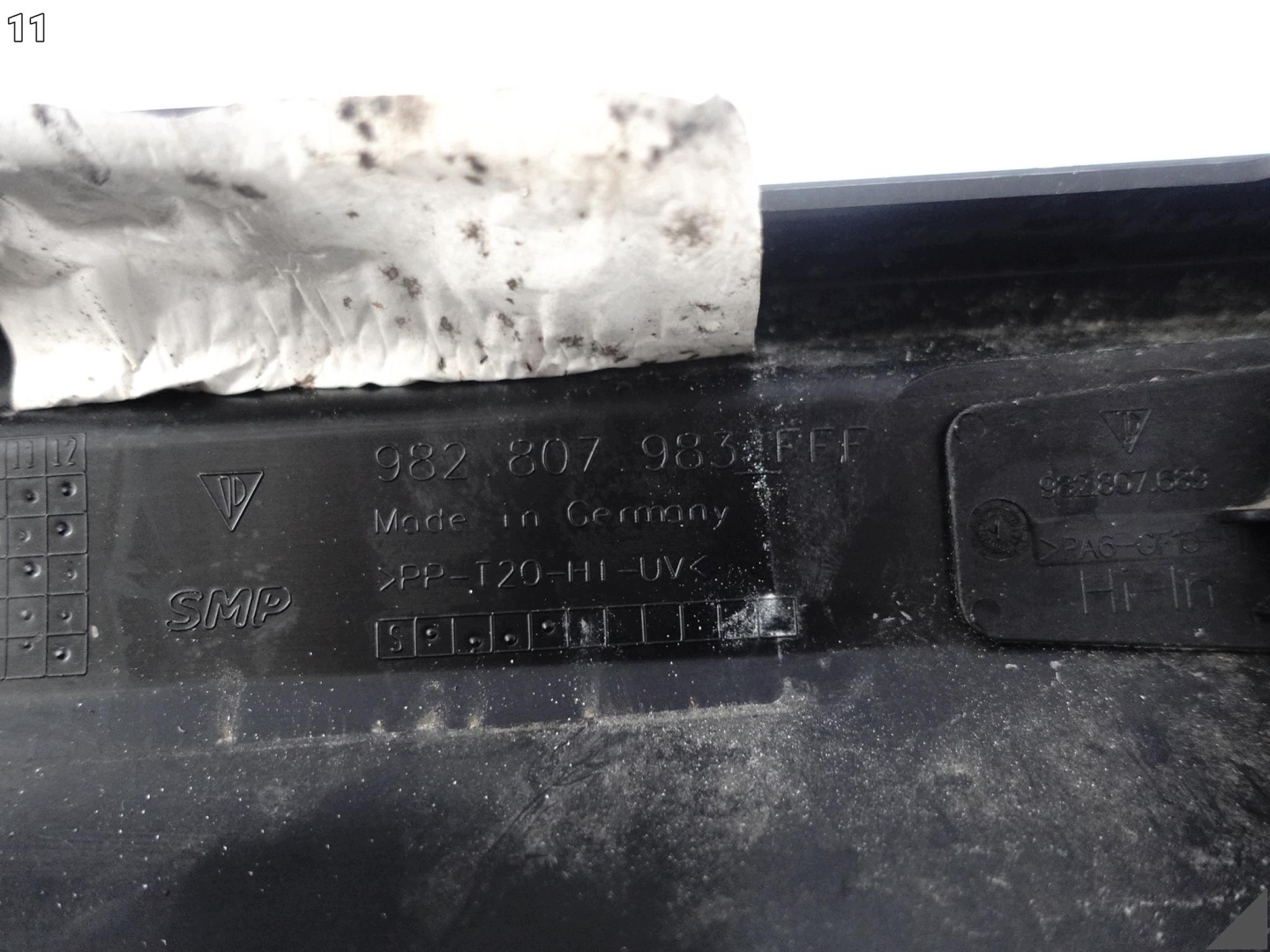 PORSCHE 718 BOXSTER CAYMAN 982 LIFT 15-25 SPOILER diffuser bumper rear part (PDC)
