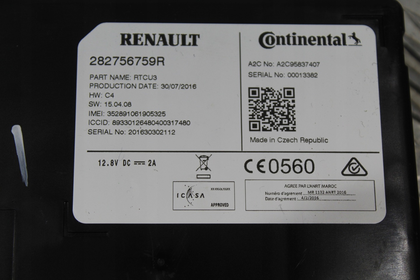 module control unit SCENIC IV 4 282756759R