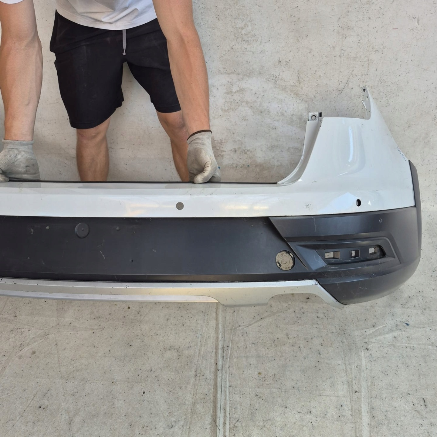 SEAT LEON III 5F9 X-PERIENCE KOMBI 14- bumper rear part rear PDC
