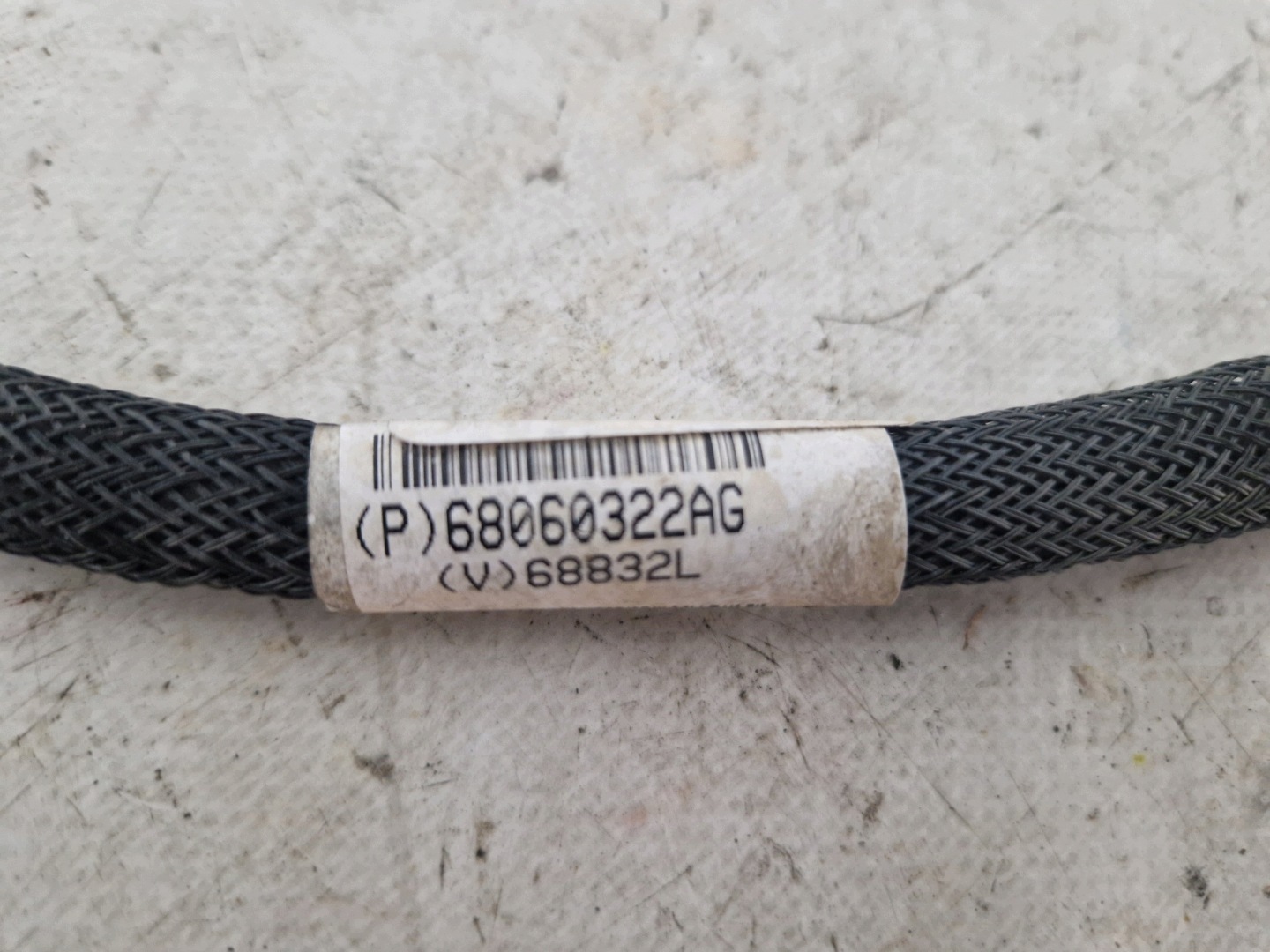 DODGE CHARGER 2019- 3.6 KABEL MASA Batteriekabelbaum 68060322AG