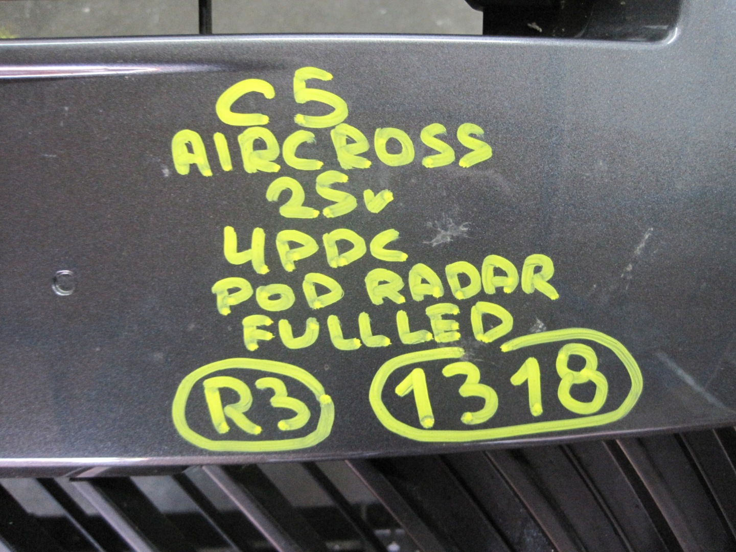 bumper CITROEN C5 AIRCROSS 4PDC 25r LIFT front front