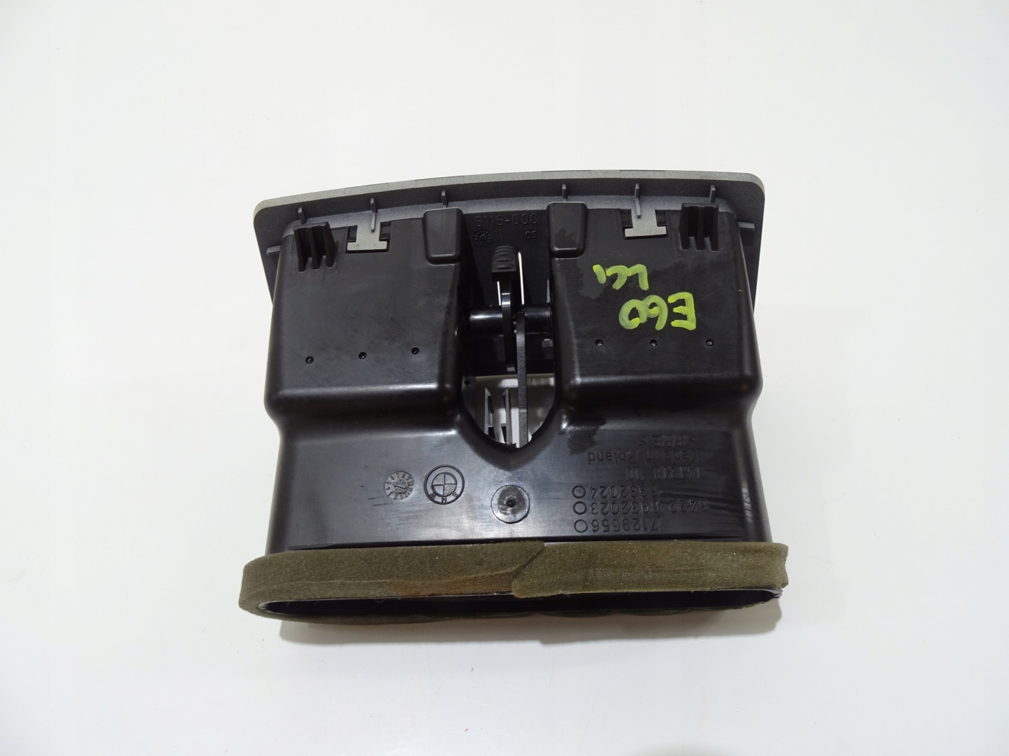 grid air conditioning devices central rear part BMW E60 LCI OE 7129556 (4555686)