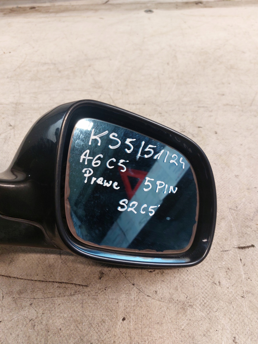 mirror right AUDI A6 C5 5PIN LZ9U