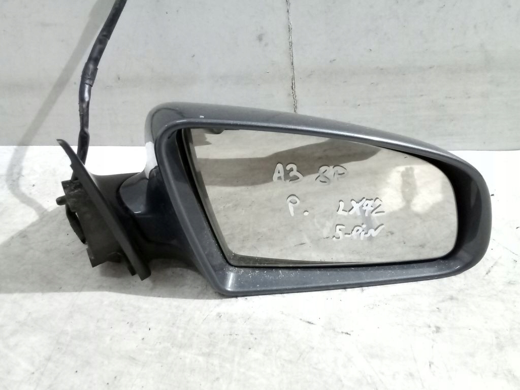 Audi A3 8P mirror right electrics LX7Z 5PIN