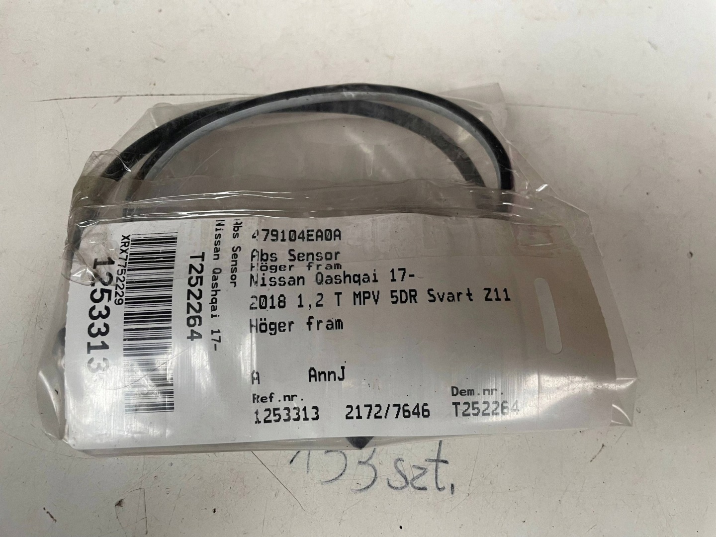 sensor PREDKOSCI wheels ABS NISSAN QASHQAI 479104EA0A @M