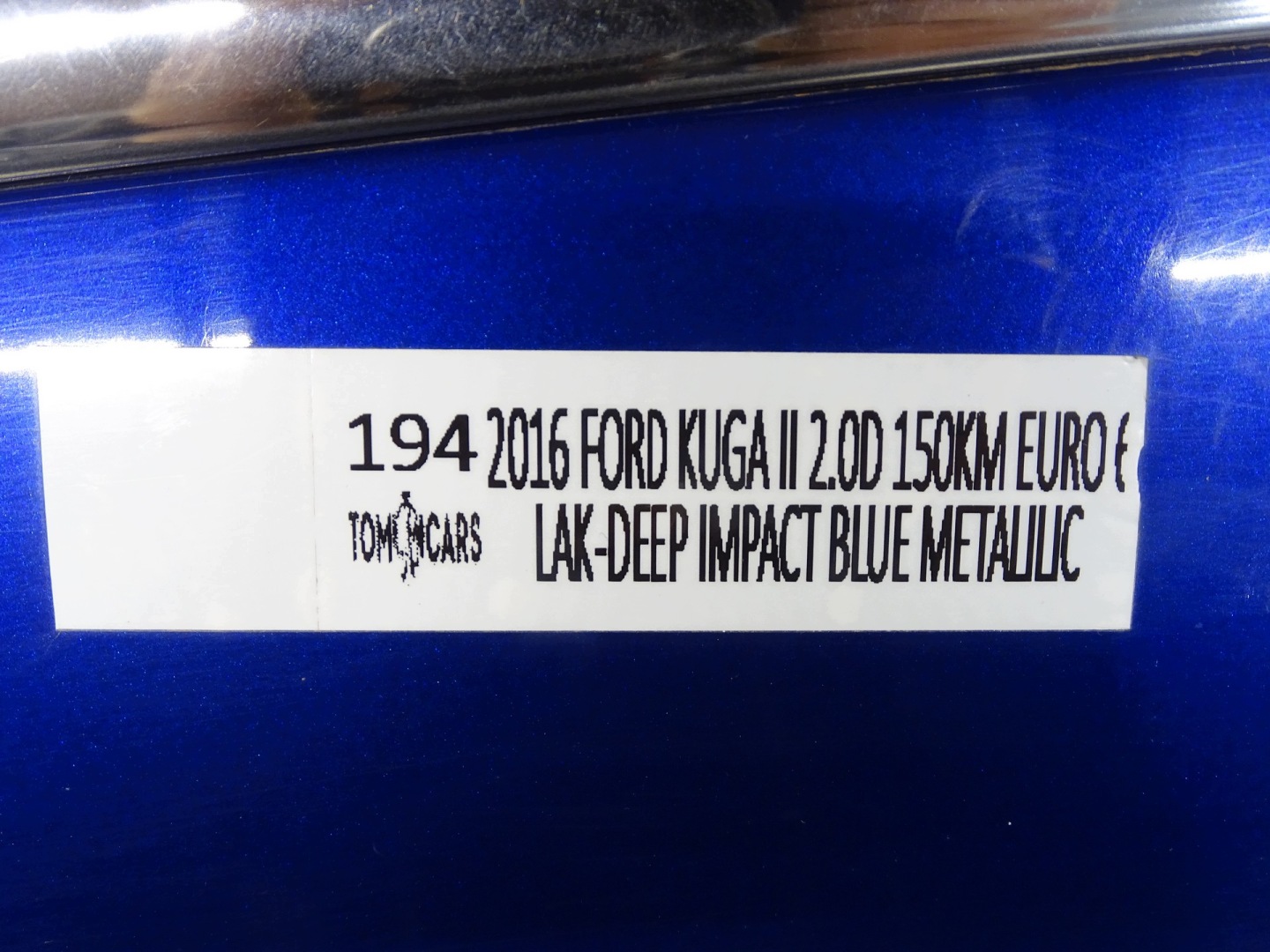 door left PRZO left front FORD KUGA 2 MK2 DEEP IMPACT BLUE METALIC