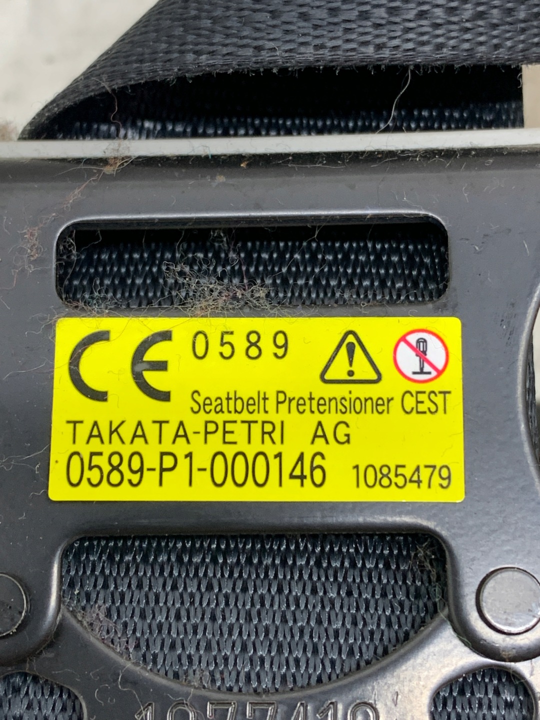 CINTURA SICUREZZA ANTERIORE sinistra 0589-P1-000146 MAZDA CX5 CX-5 e (2012-2017)