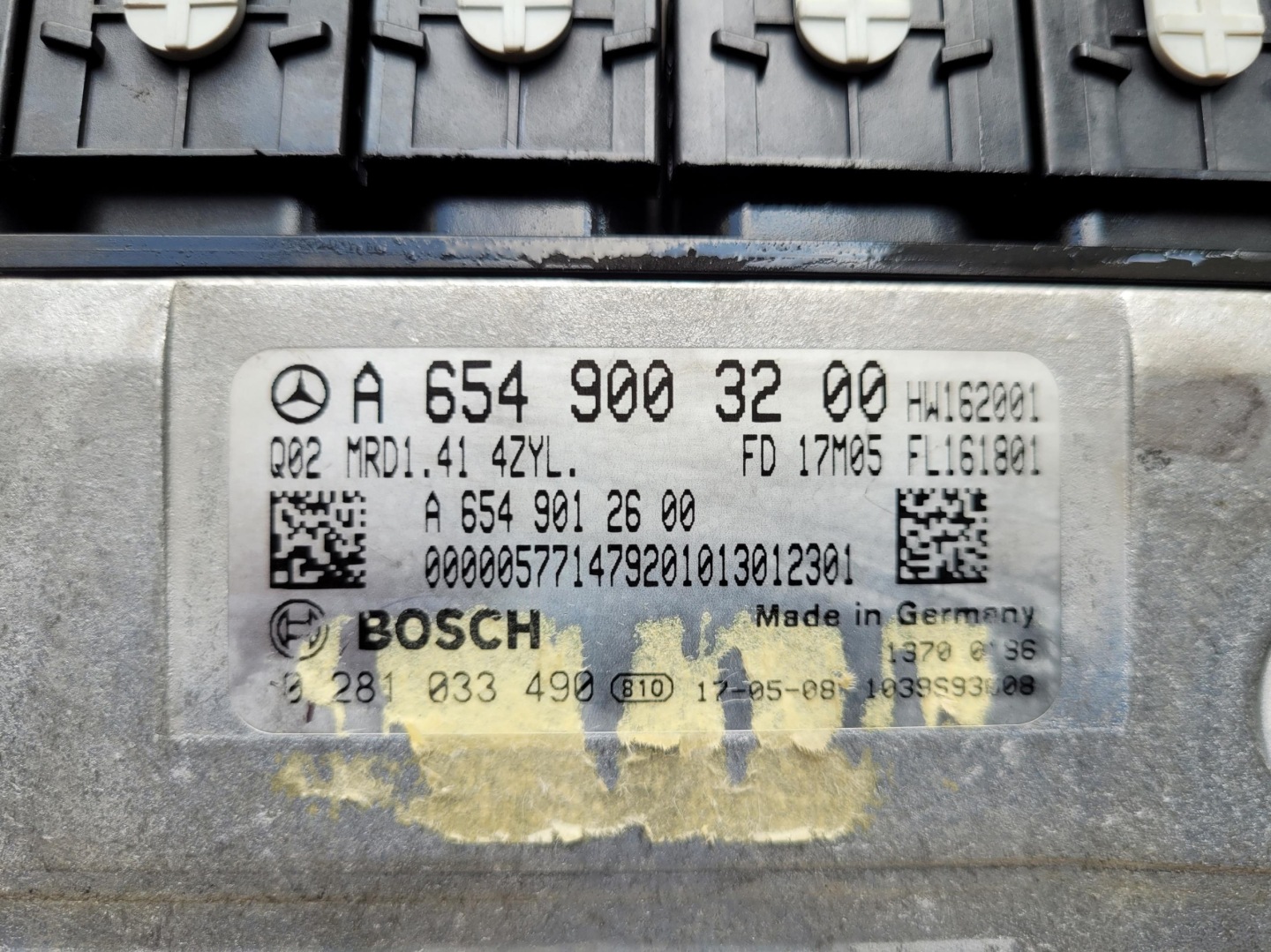 control unit computer of the engine A6549003200 MERCEDES W213 S213 E 220 D 2.0 CDI