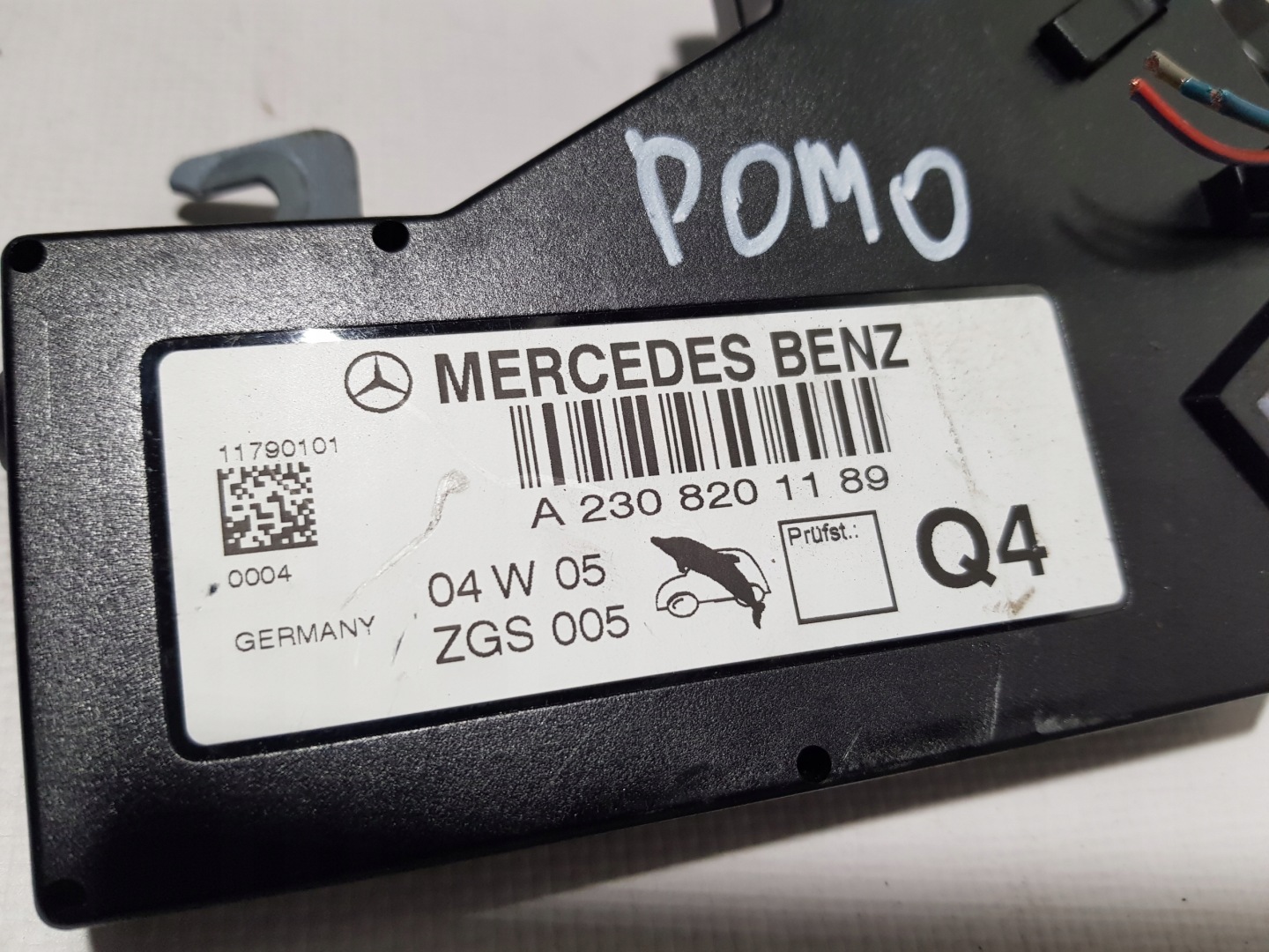 module control unit ANTENY MERCEDES SL R230 2308201189