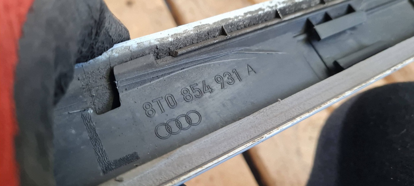 A5 8T S5 LIFT moulding cap threshold left right SLINE 2X LY9C 8T0854931A