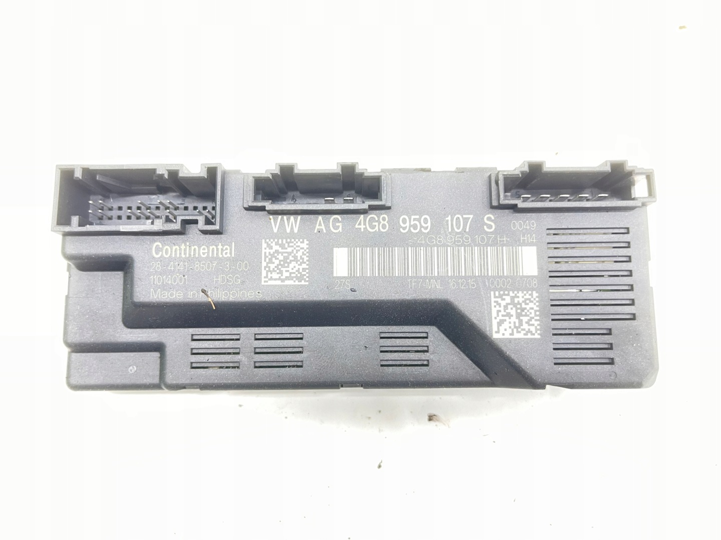AUDI A7 C7 control unit module of the rear bonnet boot original 4G8959107S