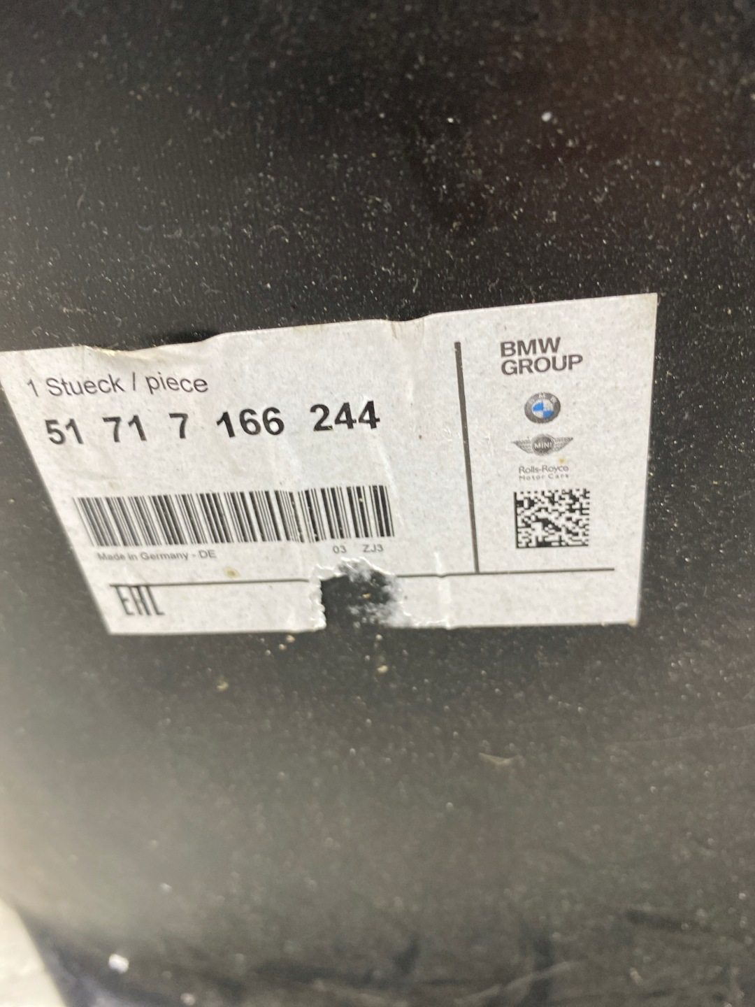mudguard front right front right BMW E88 7166244