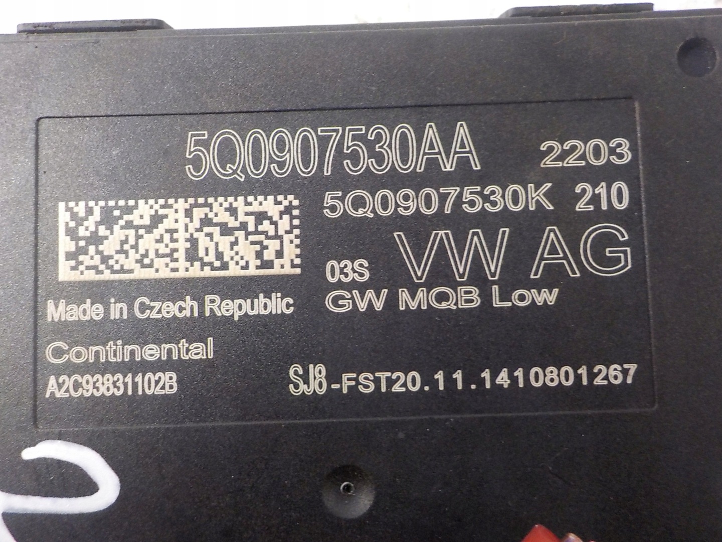 VW AUDI SEAT SKODA module control unit GATEWAY 5Q0907530AA
