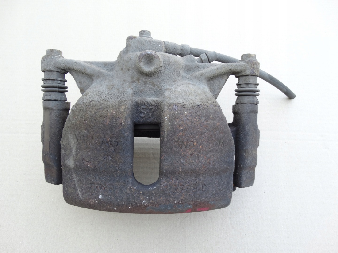 VW PASSAT B8 caliper brake JARZMO left right front 312mm KOMPLET ORYG.