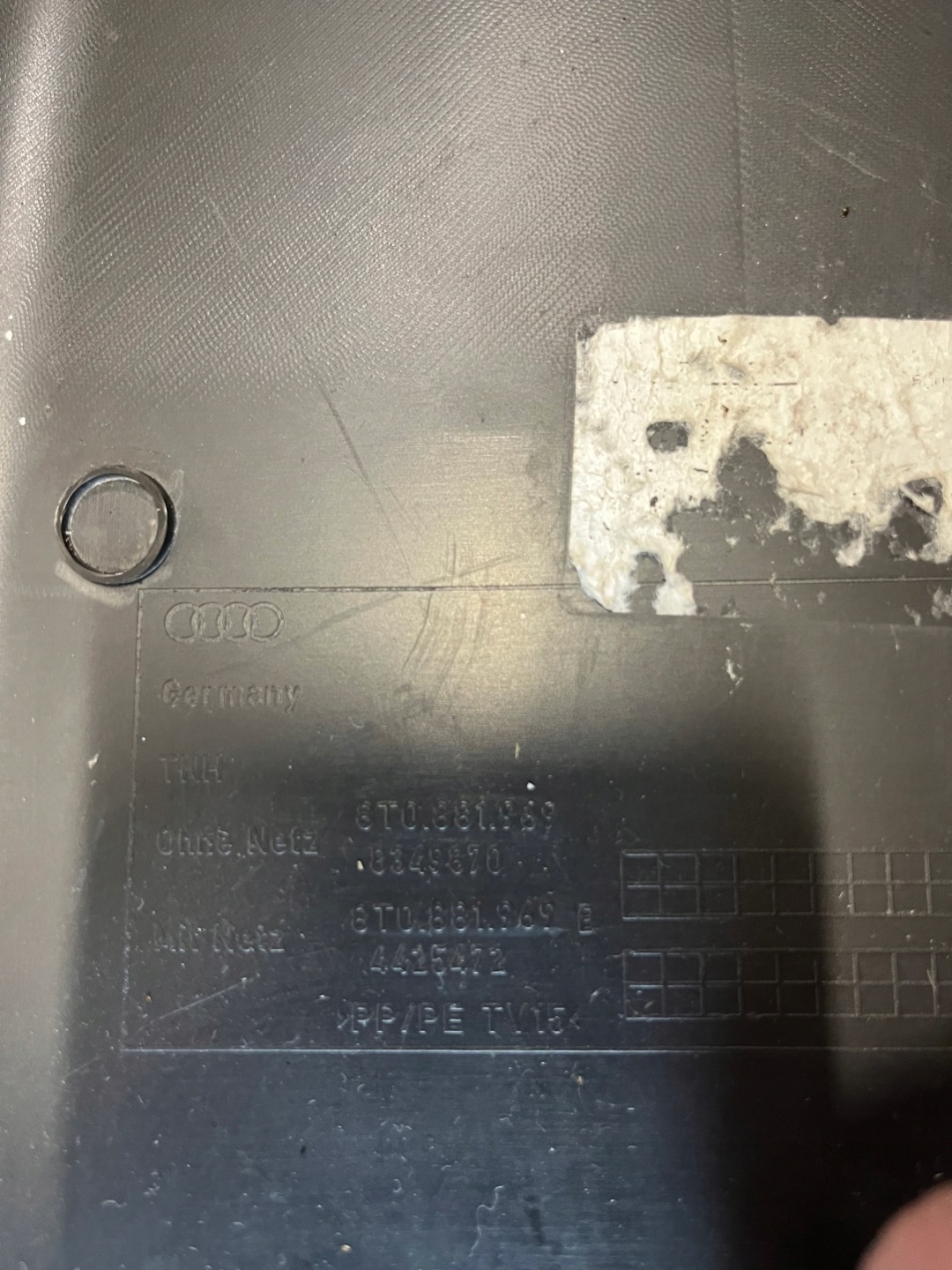 Blende Abdeckung Gehäuse SITZ PLECY AUDI Q5 8R A4 B8 A5 8T OE