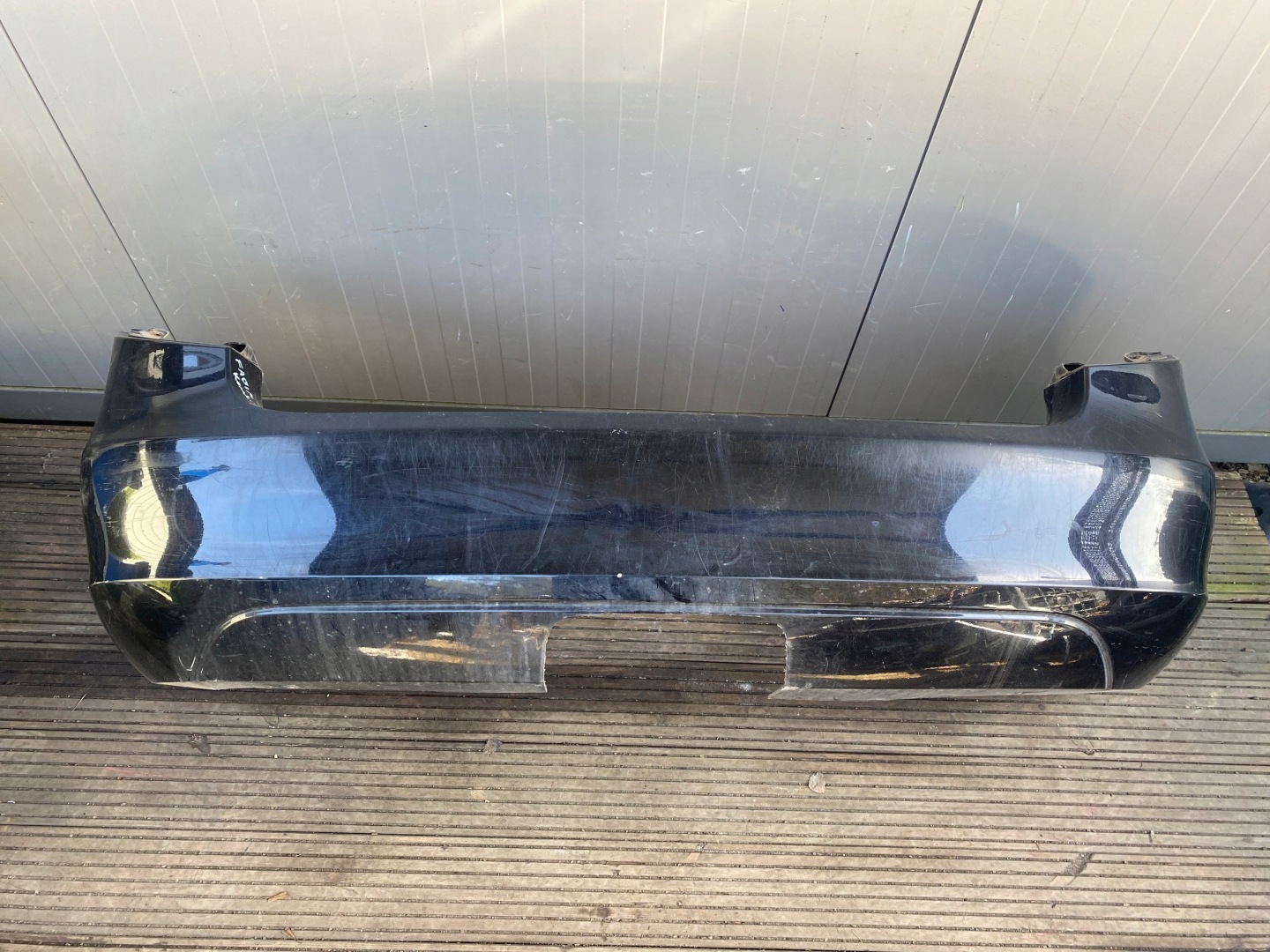 SKODA FABIA II KOMBI complete bumper rear part black