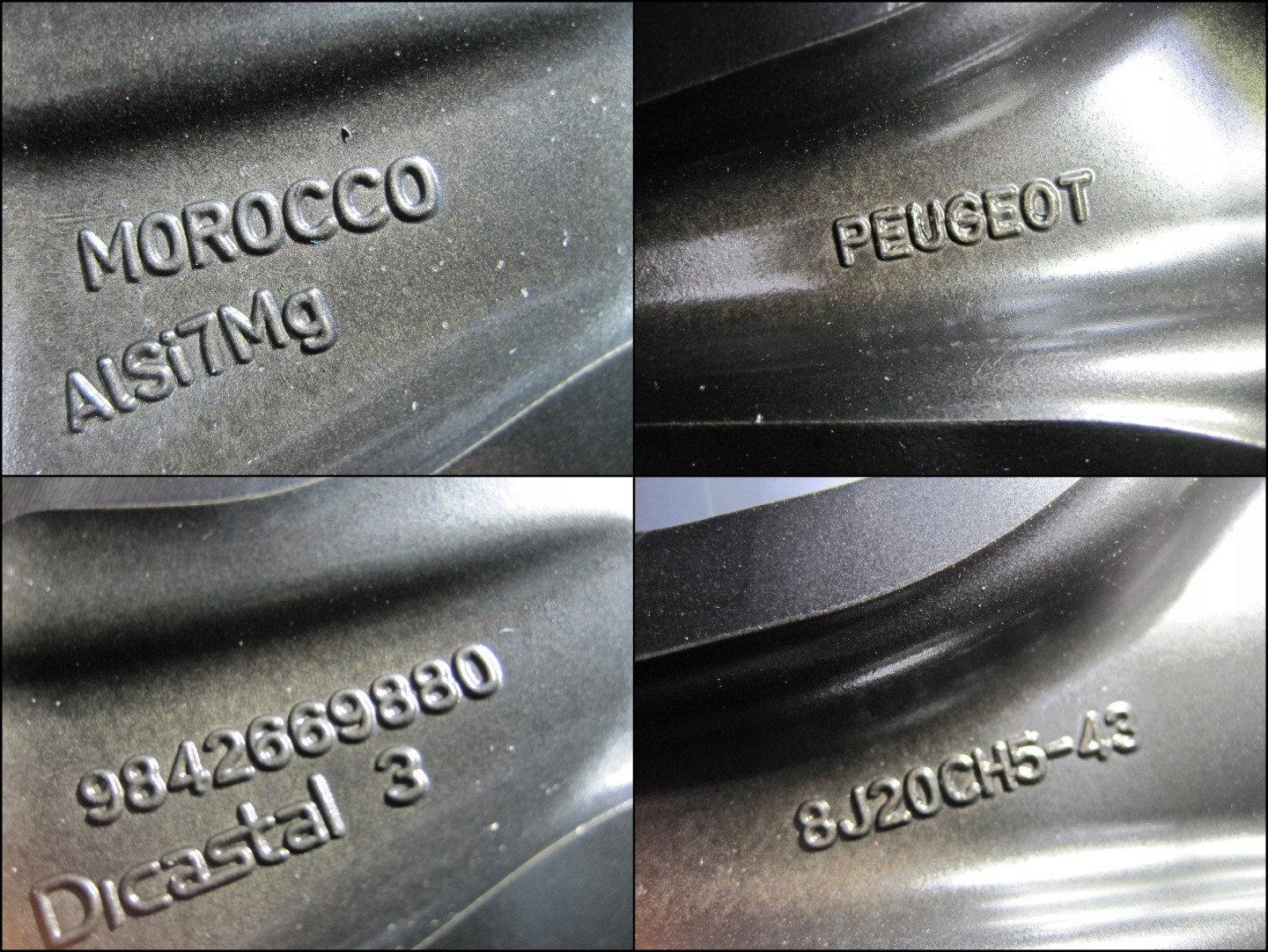 wheels discs tyres PEUGEOT 3008 R20 5MM