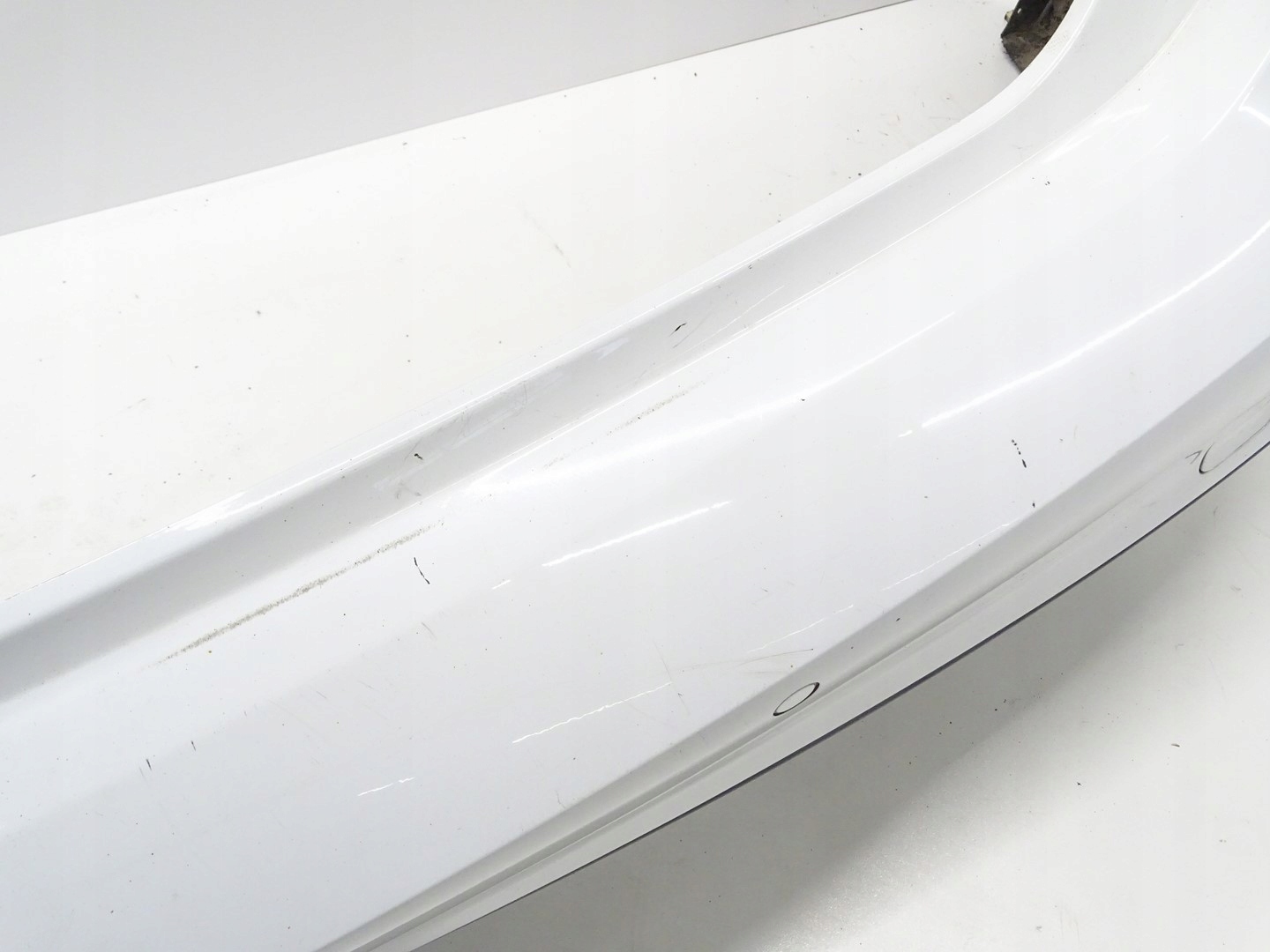 bumper rear part rear complete PDC AUDI A6 C7 sedan S-LINE BIALY