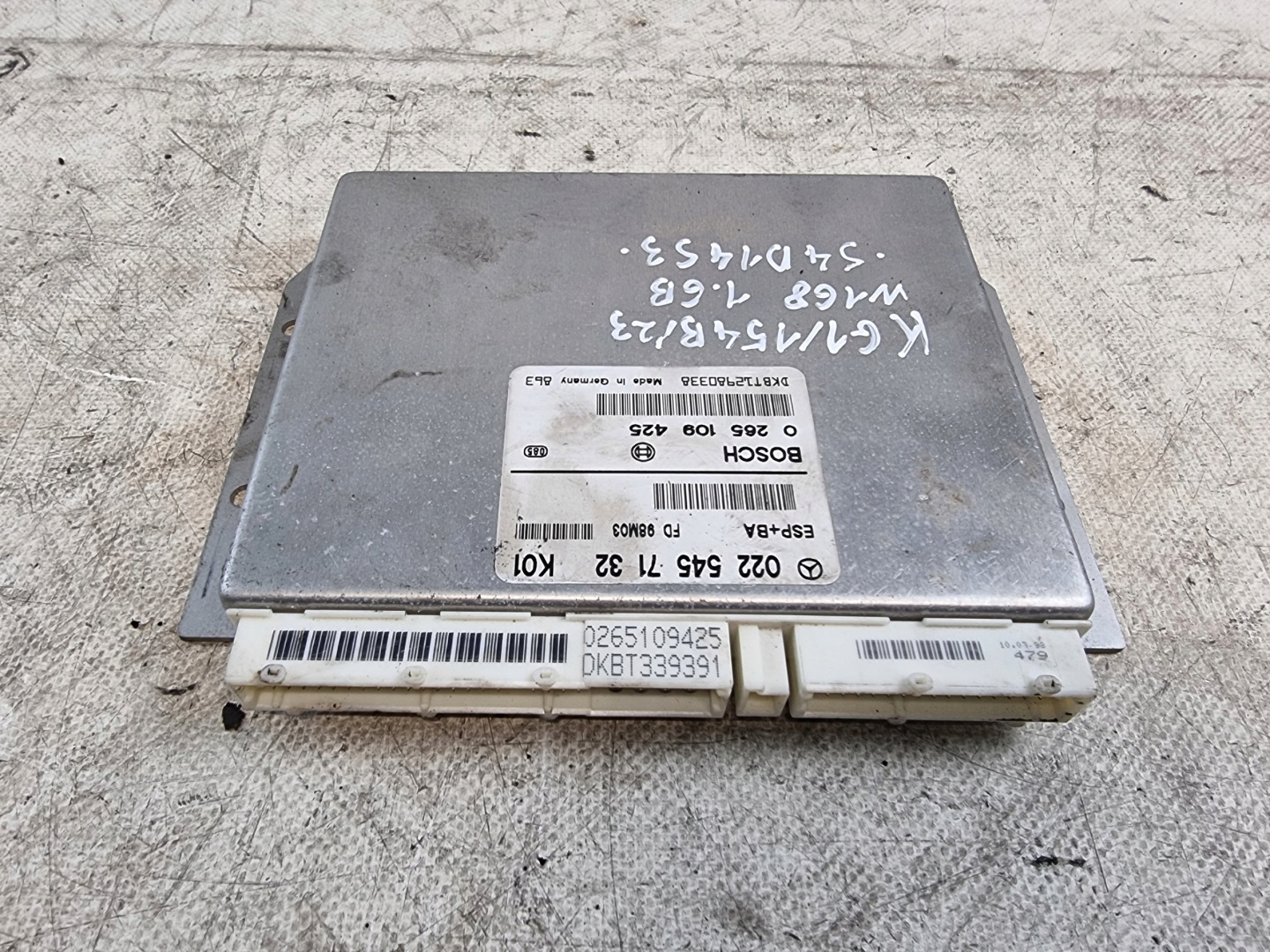 module control unit ESP OE 0225457132 MERCEDES A KLASA W168 1.6B