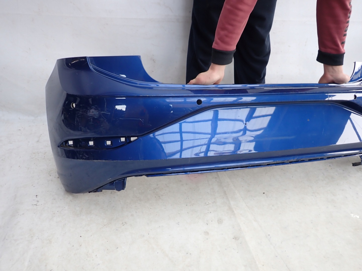 VW POLO VI 2G LIFT 21- bumper rear part rear PDC