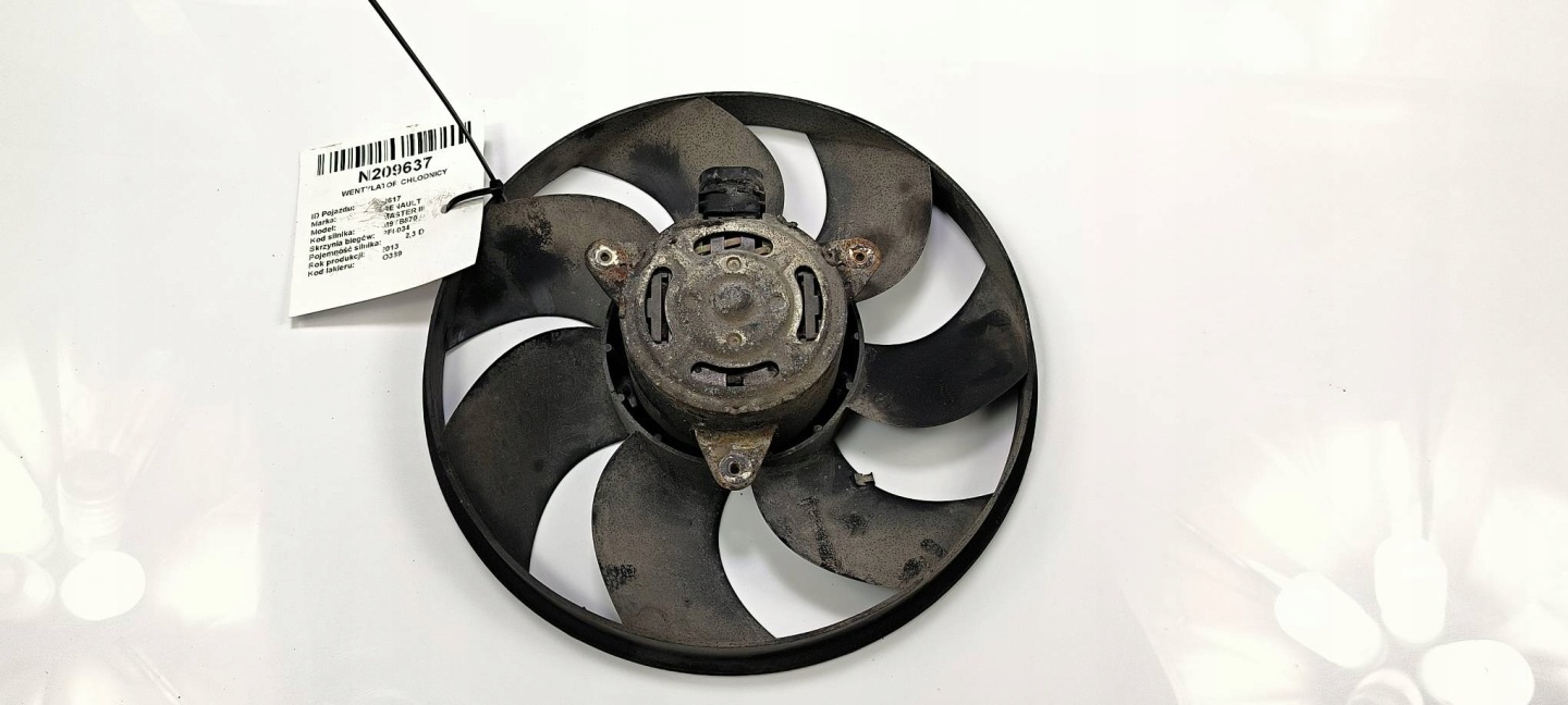 radiator fan RENAULT MASTER III