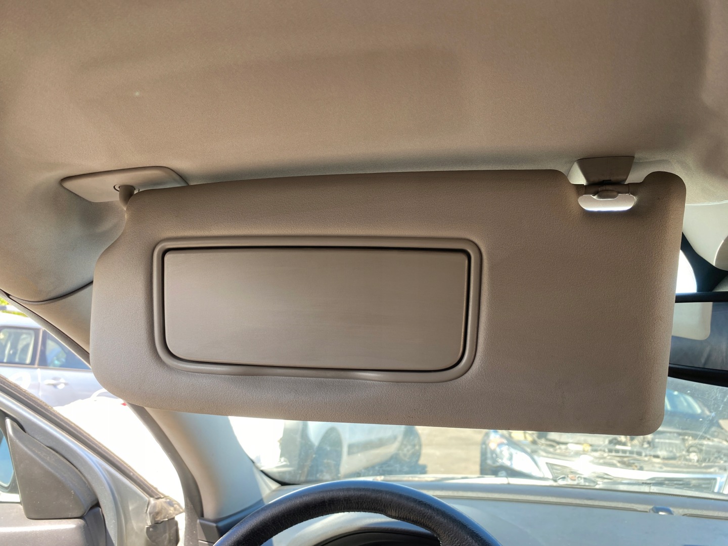 cover PRZECIWSLONECZNA visor left driver´s VOLVO S40 2 II 04-10