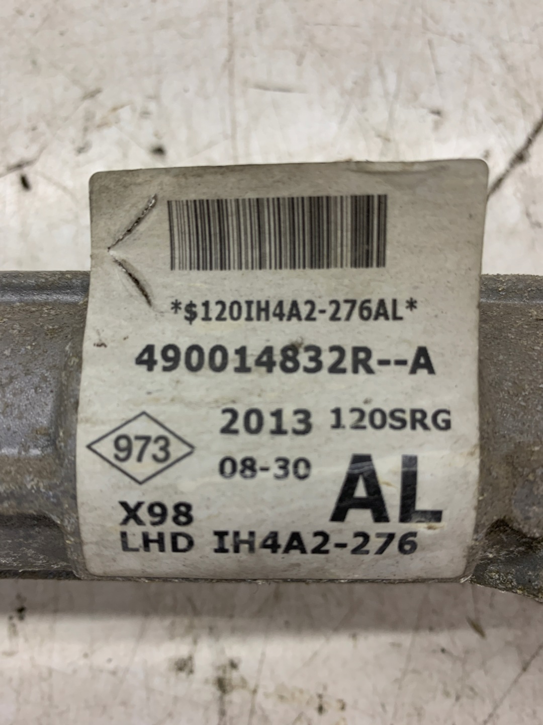 control drag rod servo steering 490014832R RENAULT CLIO IV 1.5 DCI