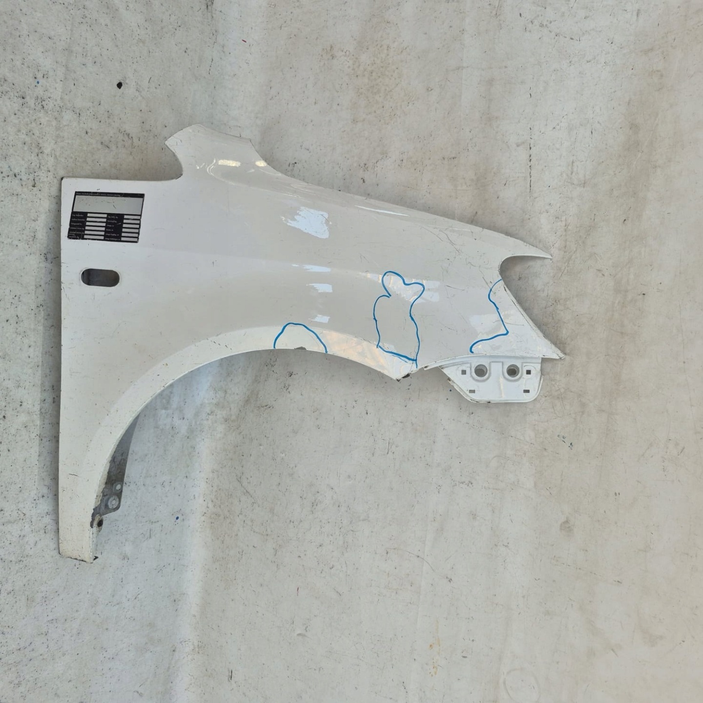 VW CADDY III 3 2K LIFT 10-15 fender front front right