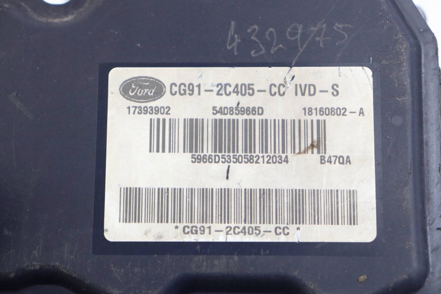 FORD S-MAX e MONDEO MK4 pompa ABS CG91-2C405-CC 17393902 54085966D