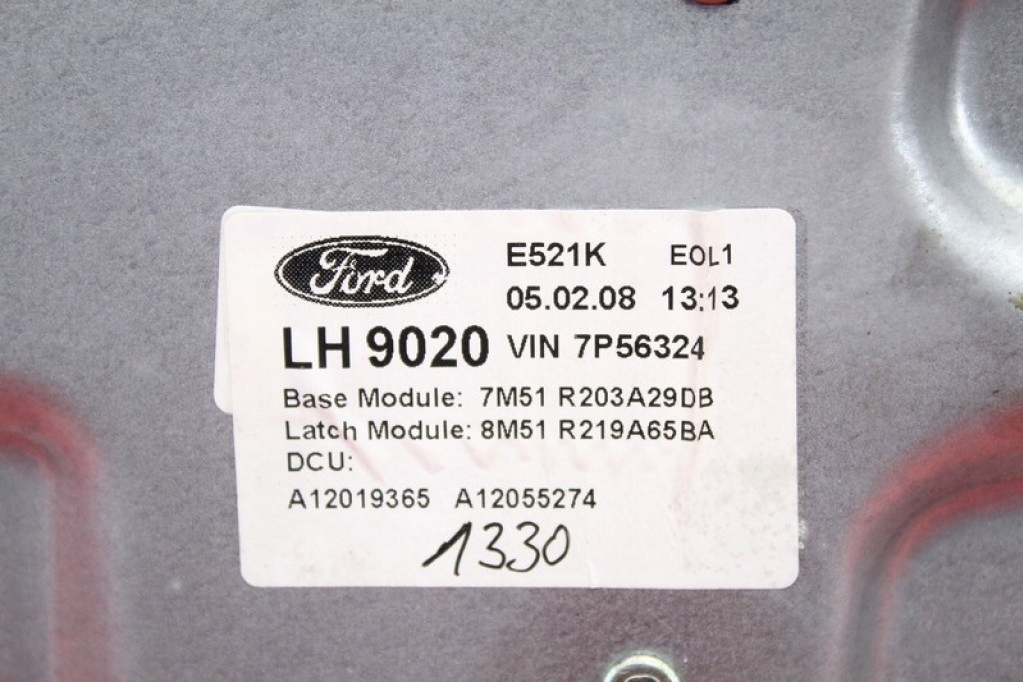 window regulator left front EU 7M51-R203A29DB FORD KUGA MK1 and 08-13