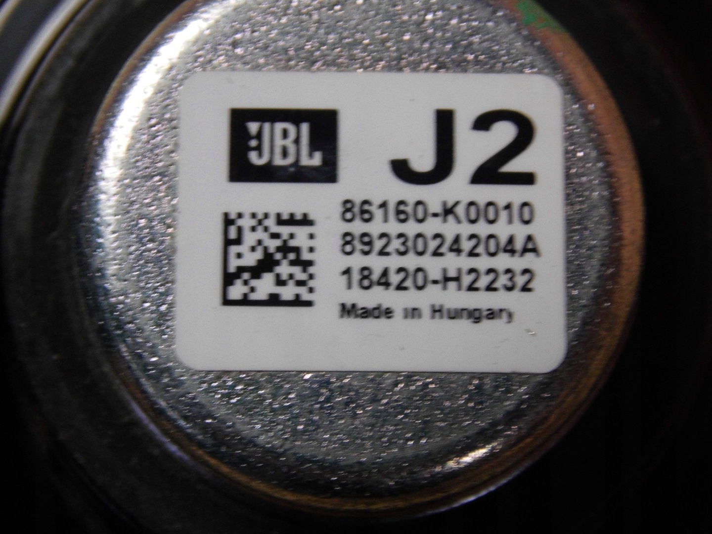 Toyota Yaris IV 2020+ speaker JBL 86160-K0010