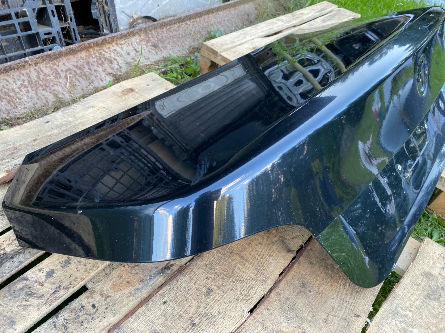 trunk door boot BMW E60 BLACK SAPPHIRE
