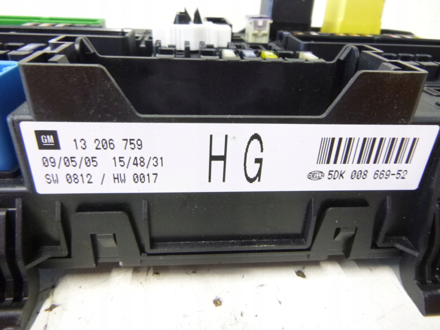 running board startowy computer Opel Zafira B 2.2 06r.