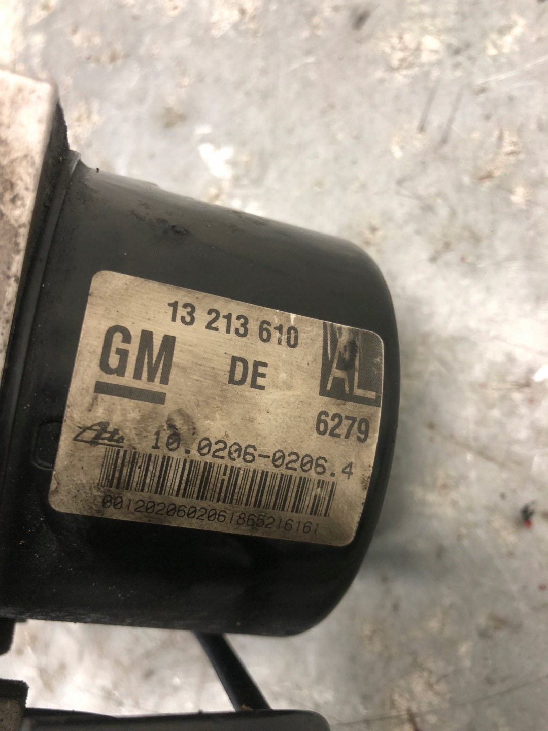 pump ABS OPEL ASTRA H 13213610