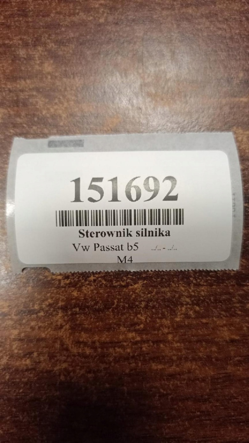 VW PASSAT B5 1.9 DI control unit of the engine 0281010941