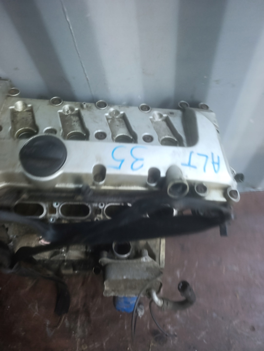 engine unprotected pillar Audi 2.0 ALT