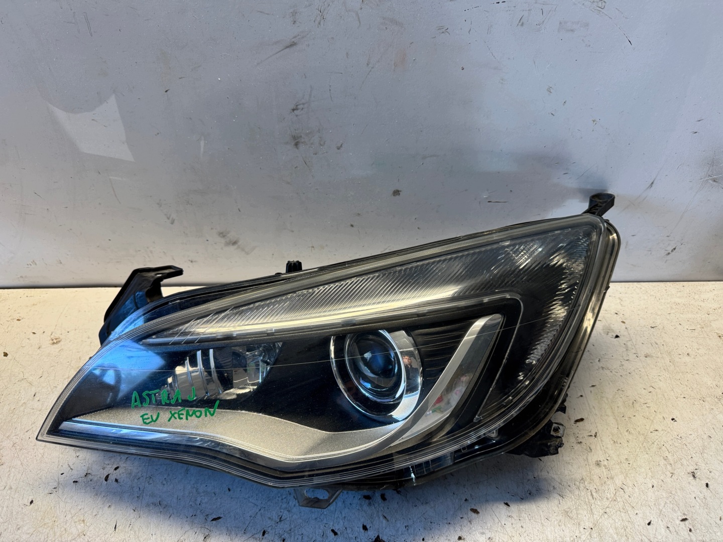 OPEL ASTRA J 4 REFLEKTOR left light left front BI XENON positioning EU 13374517